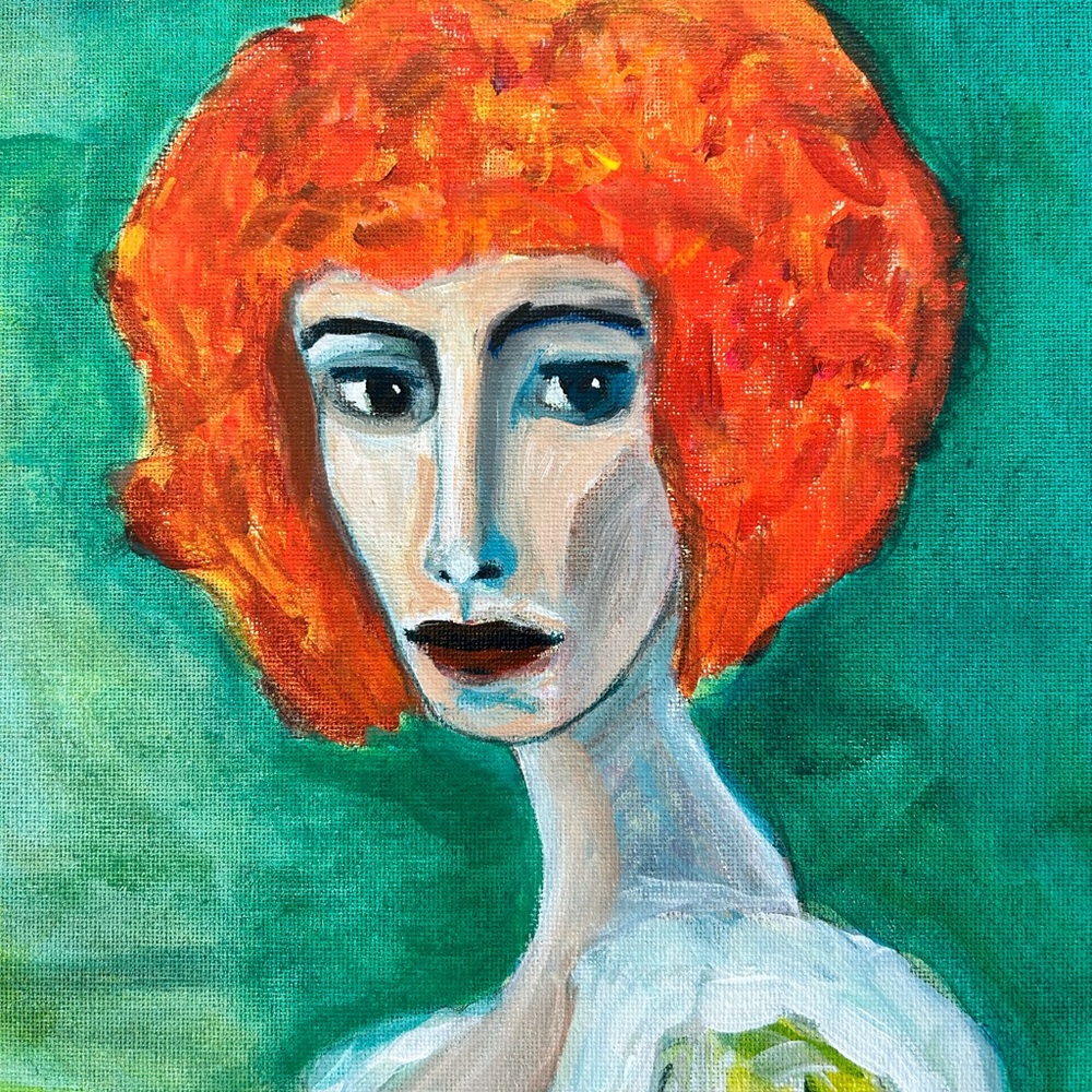 Handpainted original acrylic painting - Picture 2 of 5